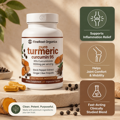 Pure Curcumin Turmeric Capsules (1,000mg)