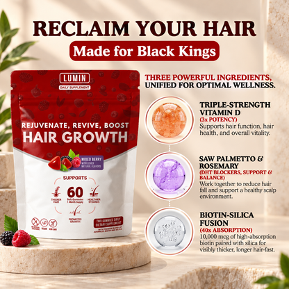 LUMIN-RRB Hair Growth Gummies